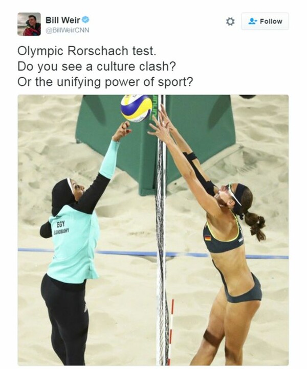 Ρίο: Aθλήτρια εμφανίστηκε με χιτζάμπ στο beach volley και προκάλεσε συζητήσεις