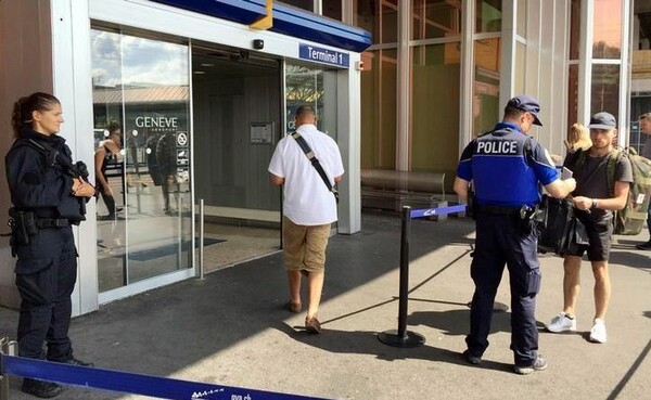 Φάρσα ο συναγερμός στο αεροδρόμιο της Γενεύης - Γυναίκα προσπάθησε να εμποδίσει το συζύγό της να ταξιδέψει