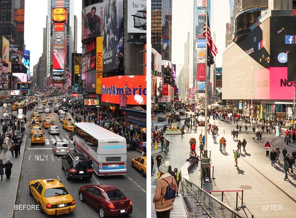 H Times Square αλλάζει «πρόσωπο» - Ολοκληρώθηκε η ανάπλαση της πιο διάσημης πλατείας της Νέας Υόρκης
