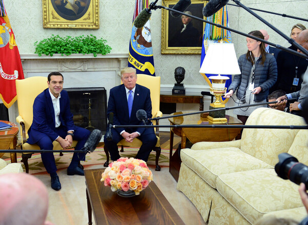 O Τσίπρας στον Λευκό Οίκο - Οι πρώτες φωτογραφίες και δηλώσεις με τον Τραμπ