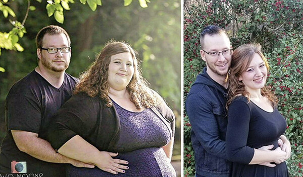 Το θεαματικό "πριν και μετά" ενός ζευγαριού που αποφάσισε να χάσει (πολλά) κιλά