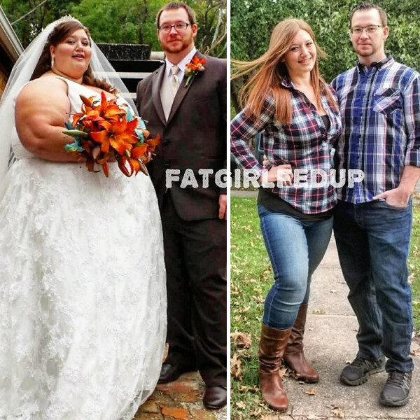 Το θεαματικό "πριν και μετά" ενός ζευγαριού που αποφάσισε να χάσει (πολλά) κιλά