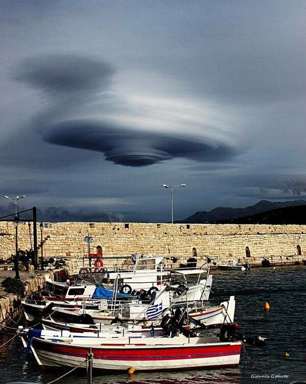 Απίστευτες εικόνες στον ουρανό της Κρήτης – Δείτε τι σχηματίστηκε στο Ρέθυμνο