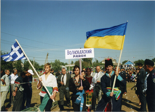 Αντιπροσωπεία ελληνικής κοινότητας σε εκδήλωση της ομογένειας.