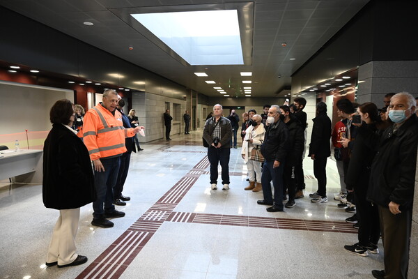 Μετρό Θεσσαλονίκης: Φωτορεπορτάζ από τον σταθμό «Παπάφη» που άνοιξε σήμερα για επίσκεψη από το κοινό 