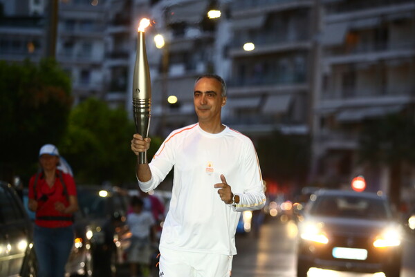 Το ταξίδι της ολυμπιακής φλόγας- Η υποδοχή στον Πειραιά