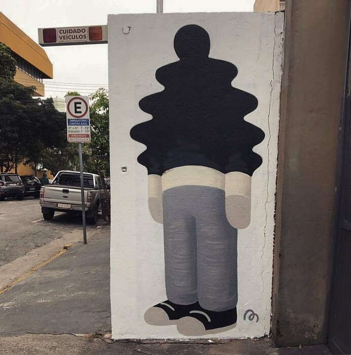 O Muretz γεμίζει τους δρόμους του Σάο Πάολο με χαλαρούς, αστείους χαρακτήρες κόμικς