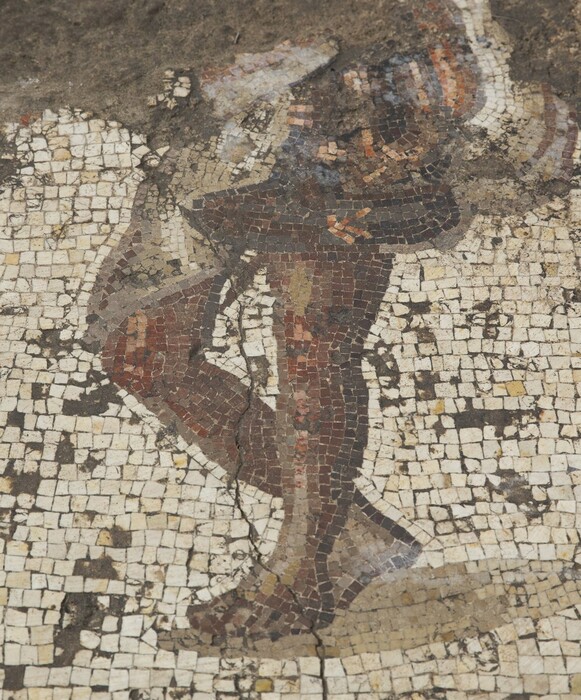 Στο φως σπάνια αρχαία ελληνική επιγραφή και πολύχρωμο ψηφιδωτό 1.800 χρόνων στο Ισραήλ