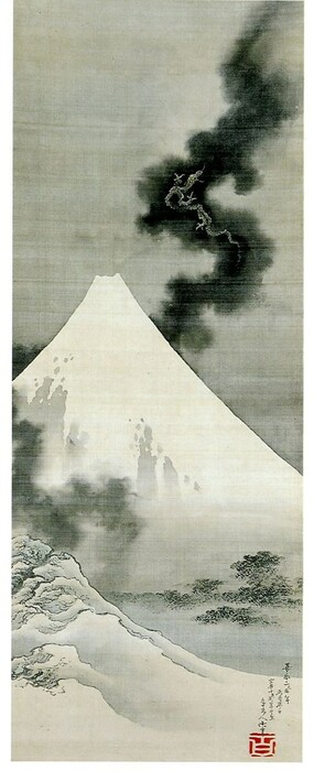 Ο Hokusai πίσω από το Μεγάλο Κύμα
