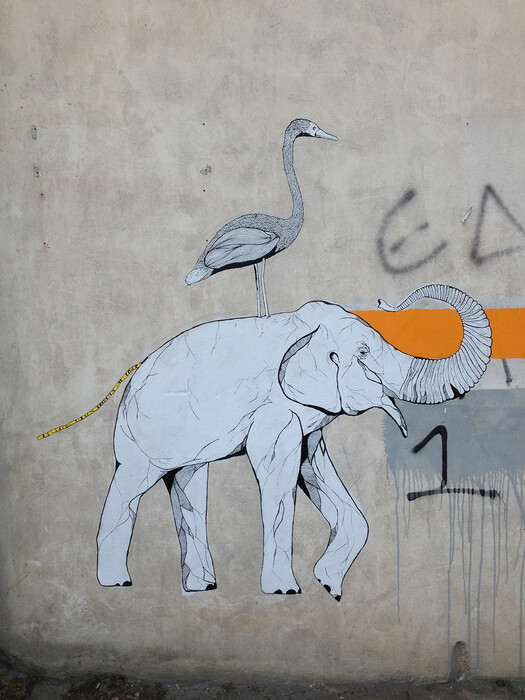 Η εξαιρετική ασπρόμαυρη street art του Alex Kataras στην Αθήνα