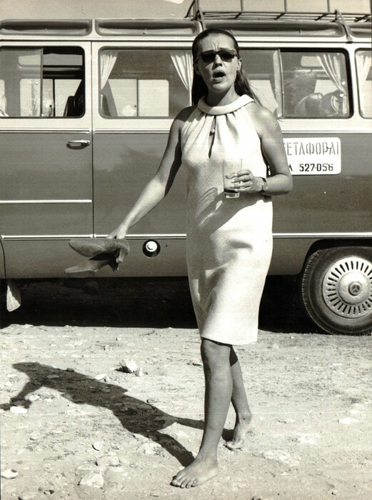 H Ζαν Μορό στην Ελλάδα τον Οκτώβριο του 1965