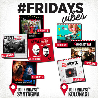 Δυνατά live και μουσικά events από τα TGI Fridays™