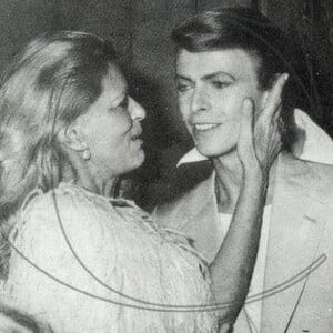 Ένα σπάνιο στιγμιότυπο από τη συνάντηση της Μελίνας Μερκούρη και του David Bowie