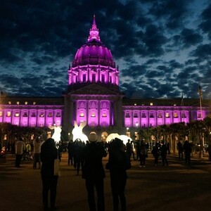 Μοβ φως έλουσε κτίρια σε όλο τον πλανήτη για το αντίο στον Prince