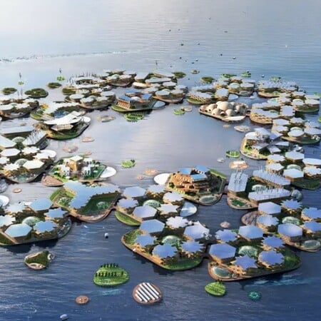 Μια φουτουριστική πλωτή πόλη ίσως είναι η λύση στην άνοδο της στάθμης της θάλασσας