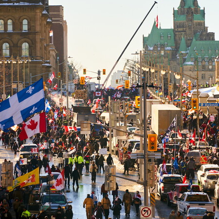 Καναδάς: «Εκτός ελέγχου» η κατάσταση στην Οτάβα- Δεκάδες φορτηγά ακόμη στους δρόμους