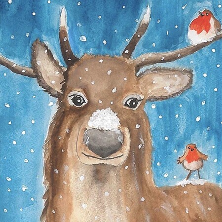 O πρίγκιπας Τζορτζ ζωγράφισε μια χριστουγεννιάτικη κάρτα και το Twitter ενθουσιάστηκε 