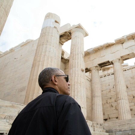 Ο Μπάρακ Ομπάμα στο Μουσείο Ακρόπολης: «Γιατί δεν ζητάτε και την έκτη Καρυάτιδα;»