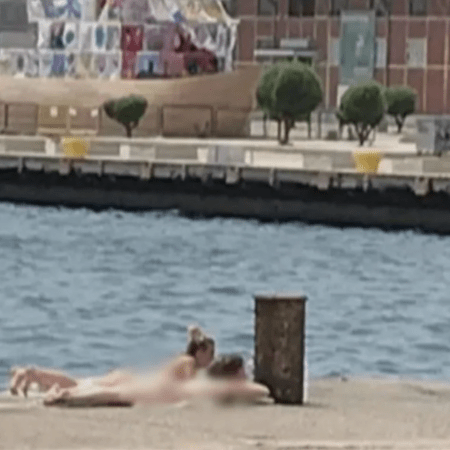 Θεσσαλονίκη: Έκαναν γυμνές ηλιοθεραπεία στη Λεωφόρο Νίκης